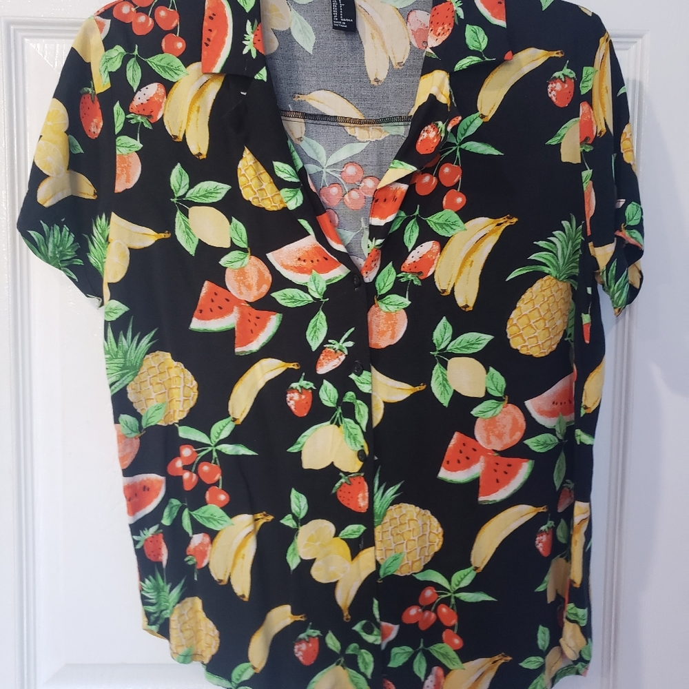 Forever 21 Fruit Button down